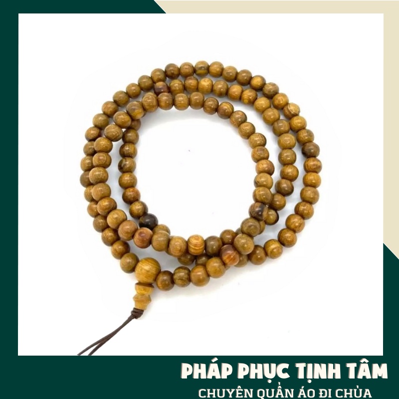 Vòng Tay Gỗ Thơm 108 Hạt Trang Sức Phong Thuỷ Vòng Tay Trang Trọng Hương Thơm Dịu Nhẹ