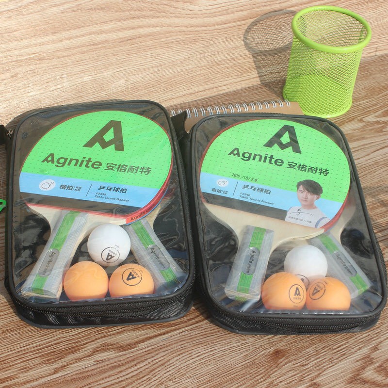 Bộ vợt bóng bàn Agnite F2340 _ 2 vợt 3 bóng