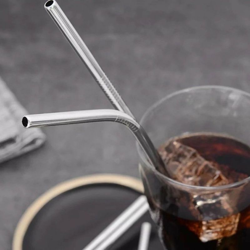 Bộ 3 ống hút inox kèm cọ rửa