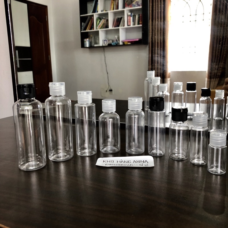 [ Chai Lọ nhựa nắp nhôm ] Chai pet trong suốt nắp nhôm xi đồng , xi bạc- Chai nhựa 30ml/ 50ml/ 70ml/ 100ml chiết mỹ phẩm