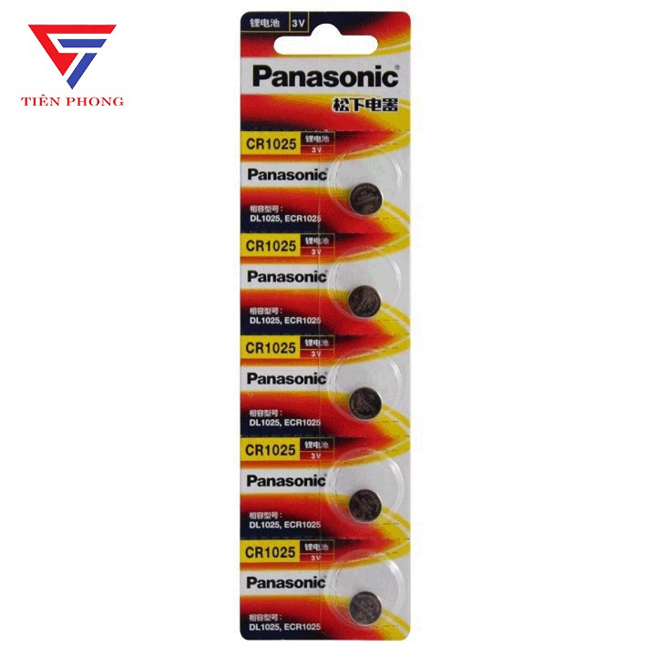 Pin cúc áo CR1025 Panasonic chính hãng Lithium 3V - 1 viên
