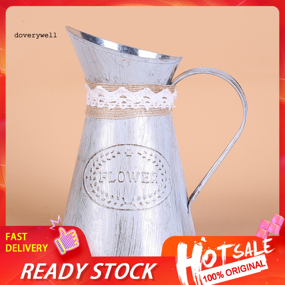 Lọ cắm hoa bằng sắt phong cách đồng quê cổ điển sáng tạo