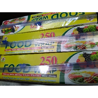Màng bọc thực phẩm 250m sản phẩm tốt giá cả hợp lý cho các khách hàng 1 thùng 10 cây