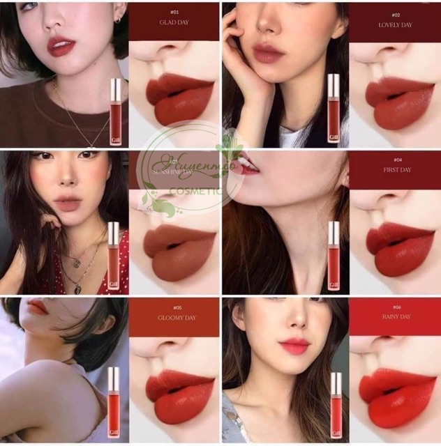 Son Gilaa / Son Gila chính hãng - Long Wear Lip Cream | BigBuy360 - bigbuy360.vn