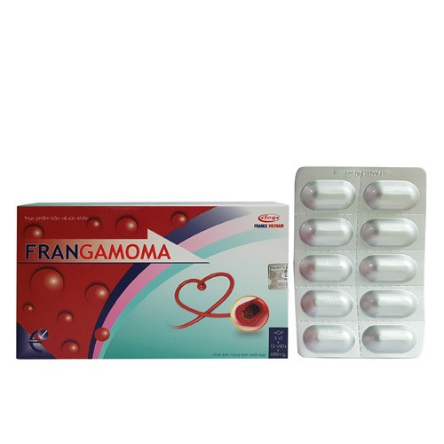 Frangamoma –Hỗ trợ giảm mỡ máu, đẩy lùi bệnh tim, ngăn biến chứng xơ vữa động mạch (Hộp 30 viên)