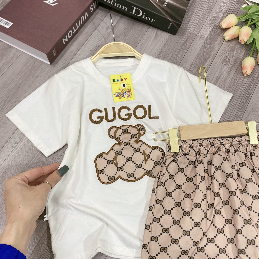 Set bộ quần áo dành cho bé gái 18-45kg mẫu GU. MA01.
