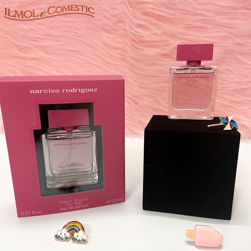 [Auth 100% minisize ] Nước hoa nữ Narciso Rodriguez Fleur Musc For Her EDP size 20ml - Narciso hồng đậm 20ml