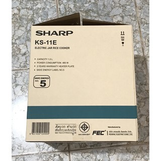 Nồi cơm điện Sharp KS-11E 1L Thái Lan