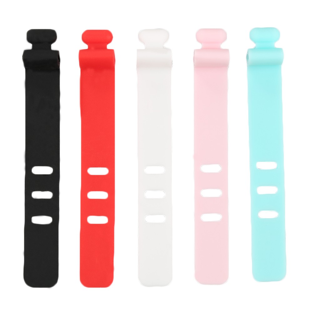 Set 2 Dụng Cụ Cố Định Dây Cáp Bằng Silicone Tiện Lợi