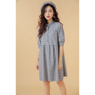 Đầm xòe tay lửng babydoll - 92Wear