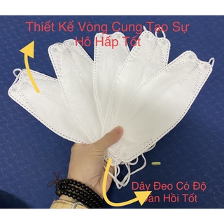 Set 50 chiếc khẩu trang kf94 4d mask dập logo