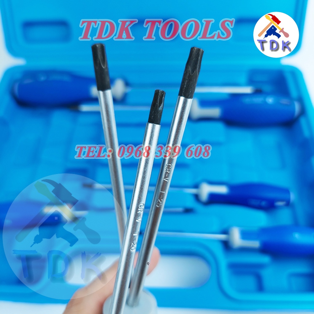 Bộ tô vít 8 cây đầu hoa thị hình sao chất lượng cao C0362 CMART