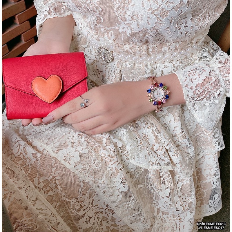 Đồng Hồ Nữ JS-021C Julius Star Mặt Hoa Đính Đá swarovski