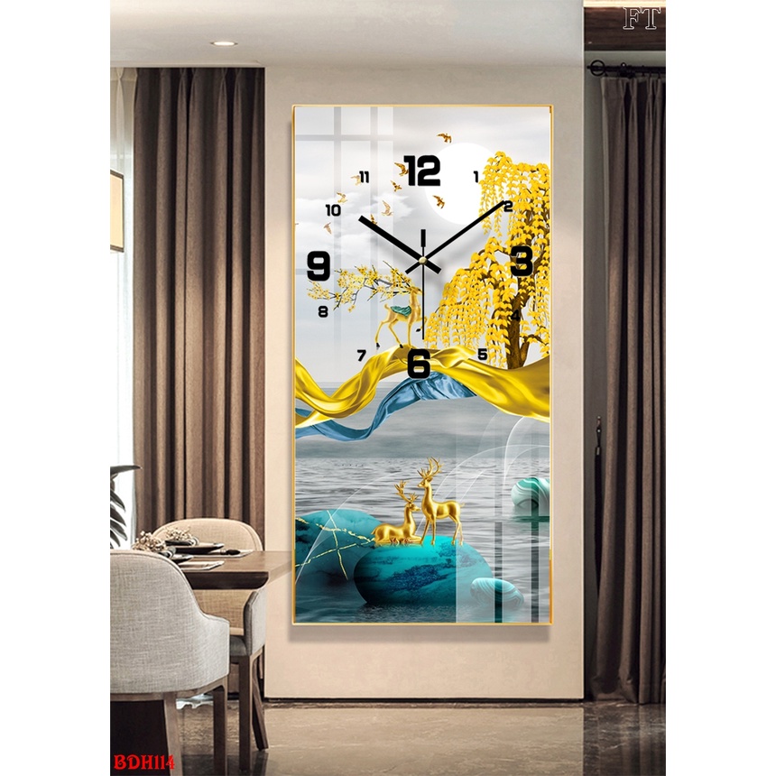 Tranh Đồng Hồ Tráng Gương Cao Cấp SGP21322-07