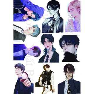 (Có sẵn)  Sticker Tiêu Chiến - Vương Nhất Bác (Chibi/Fanart)