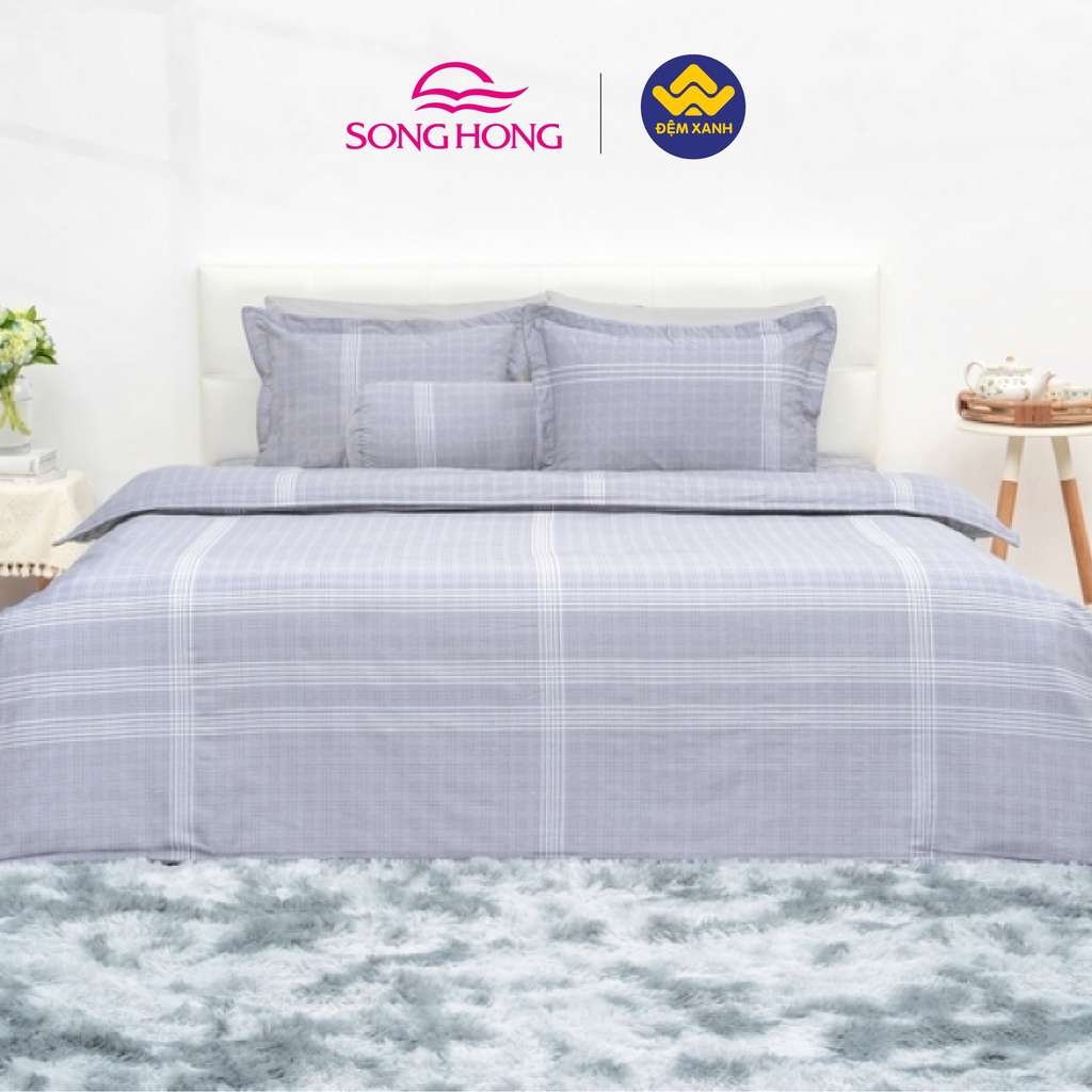 Chăn ga gối Sông Hồng Basic BC22052