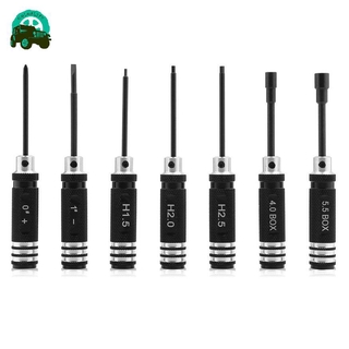 7pcs hex screw driver tool kits 1.5mm-5.5mm for rc helicopter plane car