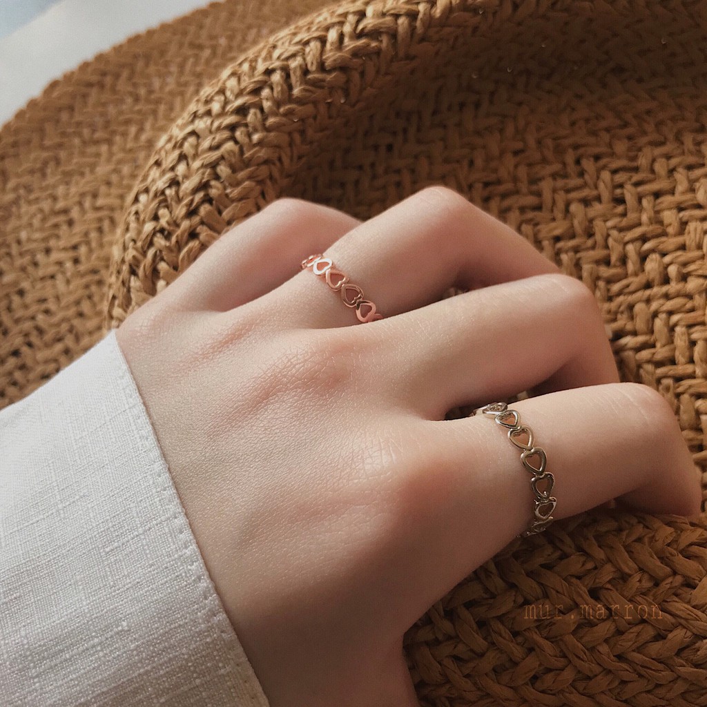 nhẫn trái tim