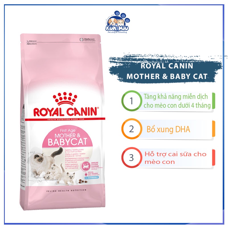 Thức ăn dạng hạt Royal Canin Pháp dành cho mèo mọi lứa tuổi