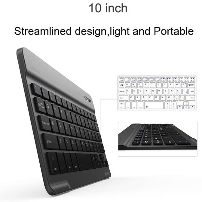 Bàn phím máy tính không dây bluetooth thích hợp cho iPad Mini Air Pro Android iOS