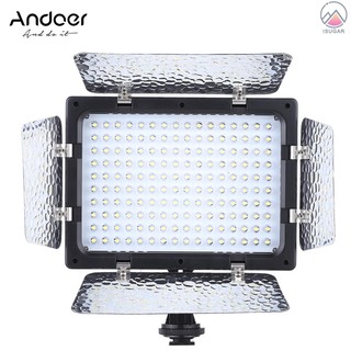 Bảng Đèn Led Andoer W160 6000k 160 Bóng Cho Máy Ảnh Canon Nikon Pentax Sony (Alpha) Olympus Fujifilm Dslr