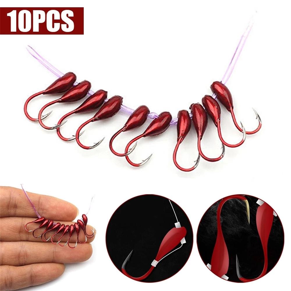 Set 10 Lưỡi Câu Cá Bằng Nhựa PEWANY