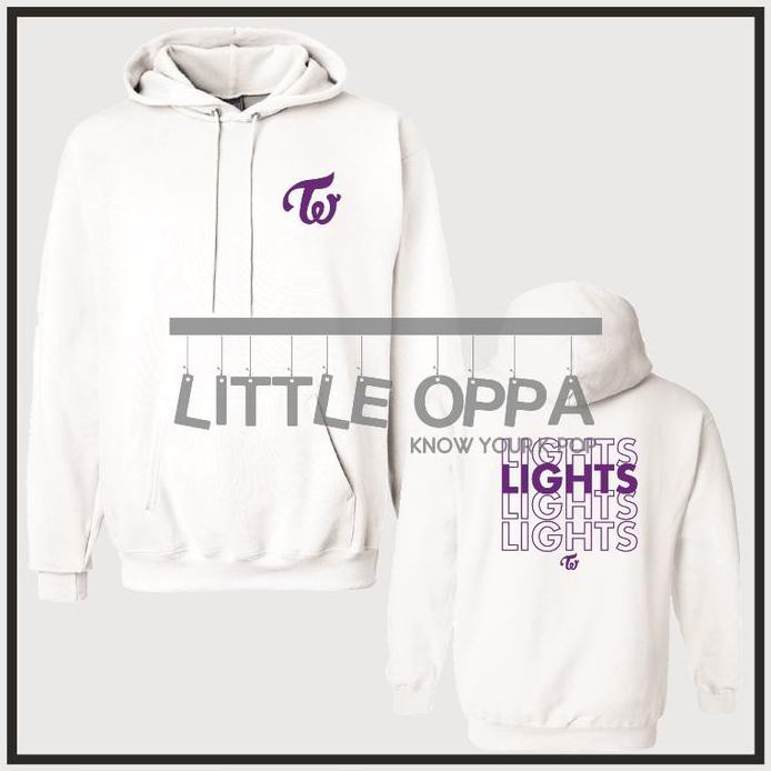 Áo Khoác Hoodie In Logo Nhóm Nhạc Twice Lưng