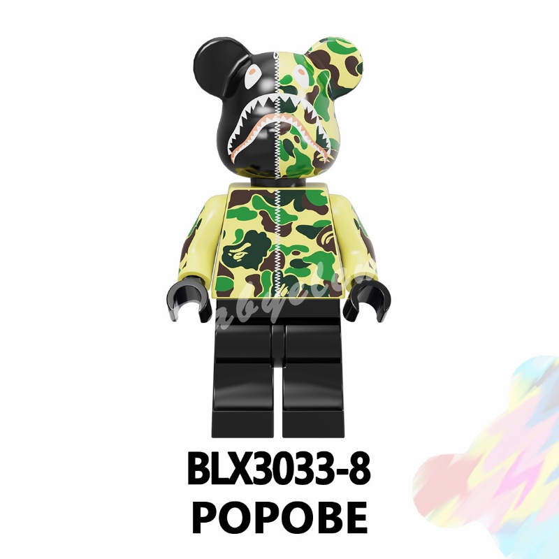 Mô Hình Đồ Chơi Lắp Ráp Gấu / Hề / Người Nhện 8 Kiểu Mini BLX3033