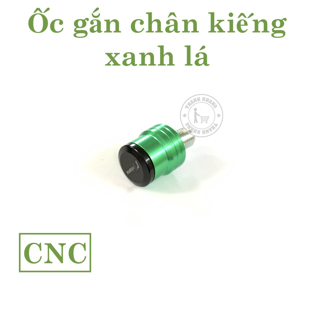 Ốc gắn chân kiếng răng xuôi 10ly HONDA nhôm cnc thanh khang