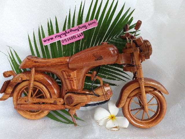 Xe Mô Tô Honda 67 mô hình gỗ