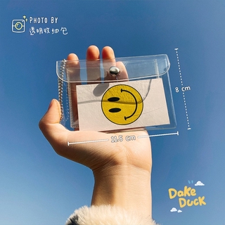 Ví mini trong suốt không kèm sticker
