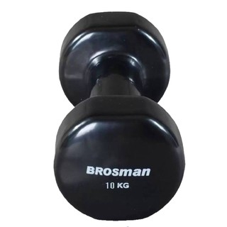 Tạ sắt Brosman 10kg nhập khẩu cao cấp màu đen