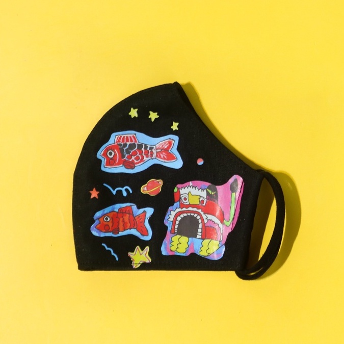 [Tòhe Limited Edition] Khẩu trang Suỵt phiên bản giới hạn (Đen)