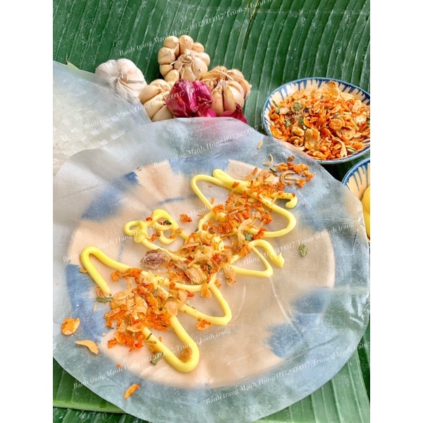 COMBO phơi sương MUỐI TÉP HÀNH - BƠ BÉO - TẶNG TÓP MỠ RIM CAY - Bánh Tráng Mạnh Hùng