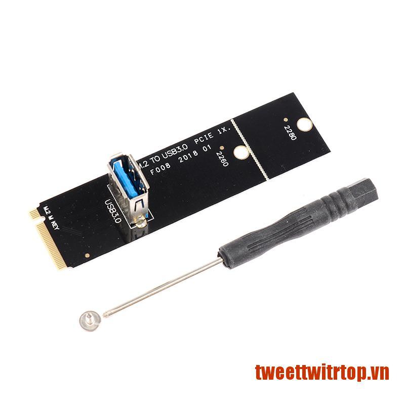 Card Chuyển Đổi Từ Ngff M.2 Sang Usb 3.0 Pci-E Cho Máy Đào Bitcoin