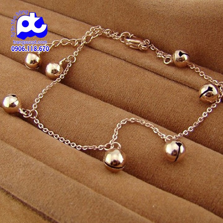 Lắc chân nữ titan cao cấp sang trọng phong cách hàn quốc cao cấp không đen - BB_LC_35