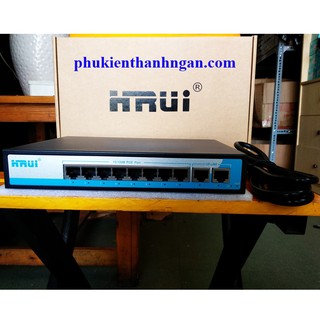 Switch PoE 8 Port Hrui HR901-AF-82N