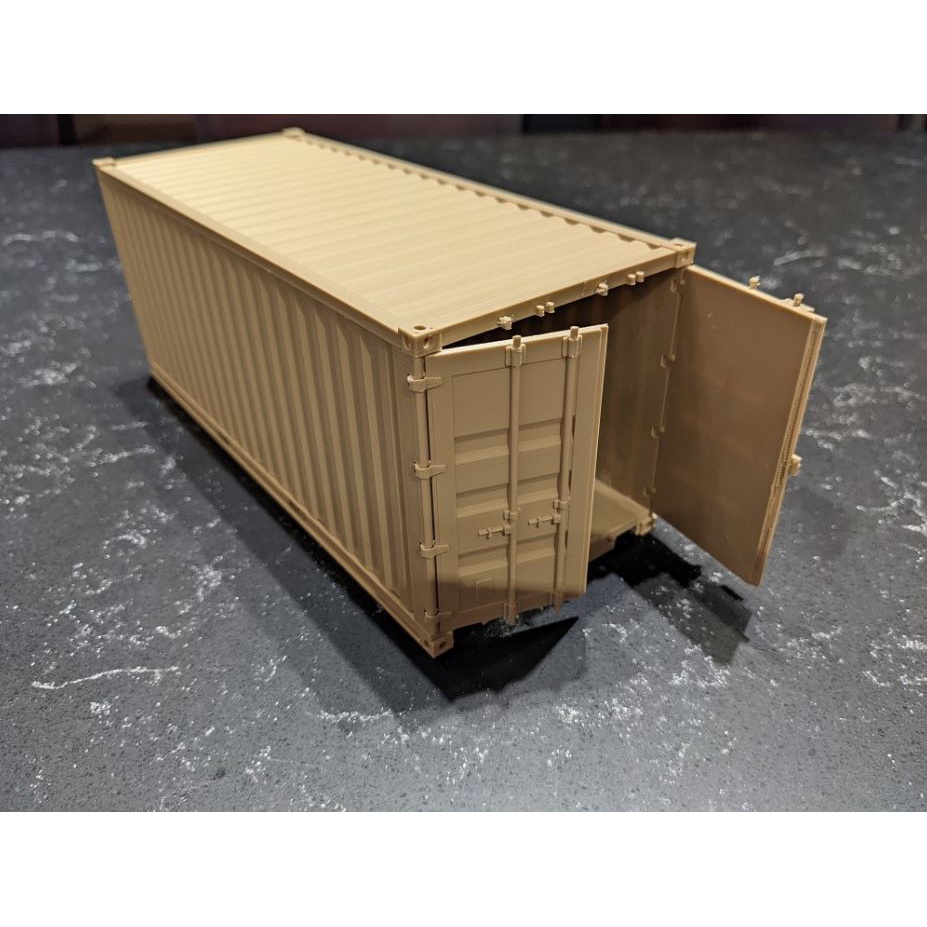 Mô hình thùng Containers 20 Ft tỉ lệ 1/35 - có nhận phóng theo tỉ lệ yêu cầu. Ms30