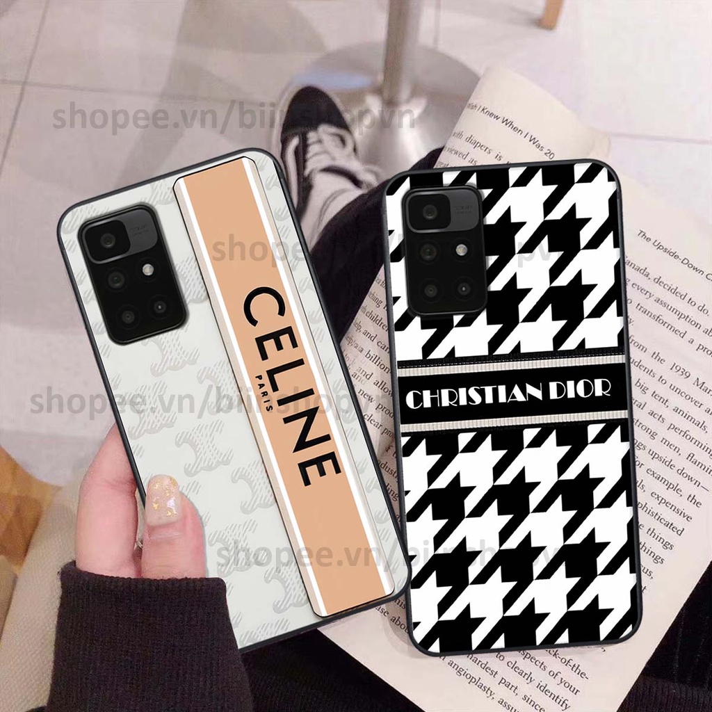 Ốp Xiaomi Redmi 10 in hình các thương hiệu nổi tiếng siêu đẹp, thời trang cá tính