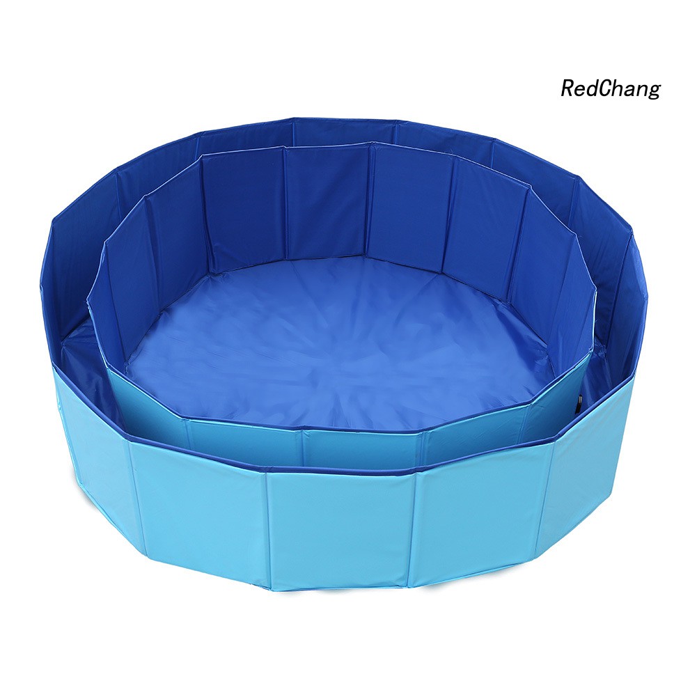 Bể Bơi Bơm Hơi Cho Thú Cưng Bằng Nhựa Pvc Nhỏ Gọn Tiện Lợi