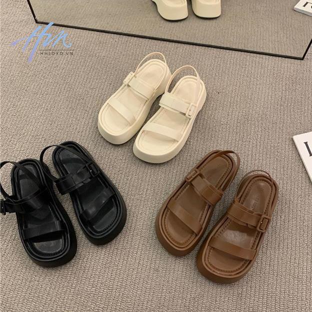 Giày Sandal Đế Dày Thời Trang Mùa Hè Phong Cách Pháp Hàng Mới 2022 Dành Cho Bạn Nữ
