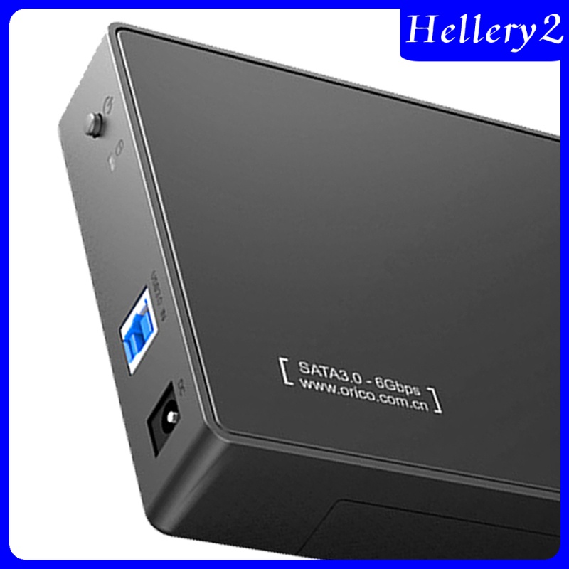 [HELLERY2] ABS External Hard Drive Enclosure 12V Adapter Support UASP for SATA III SSD