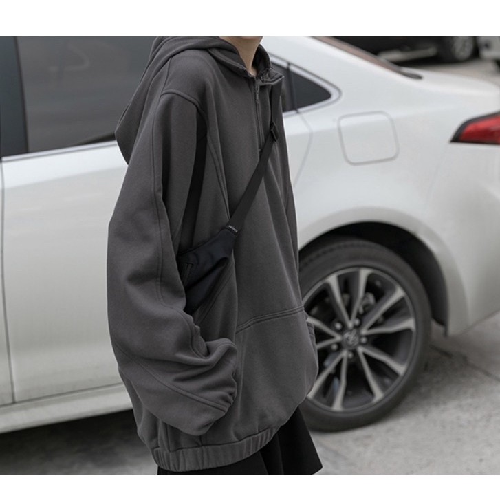 [DEAL SỐC] Áo hoodie nỉ da cá cao cấp ulzzang nam nữ 2 màu basic | BigBuy360 - bigbuy360.vn