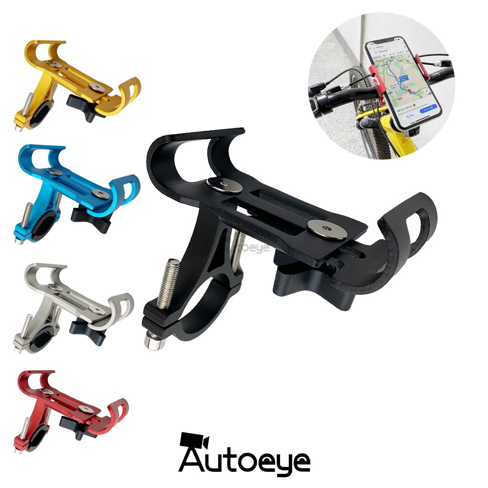 Giá Đỡ Điện Thoại Gắn Tay Lái Xe Đạp MTB Bằng Hợp Kim Nhôm Chống Trượt