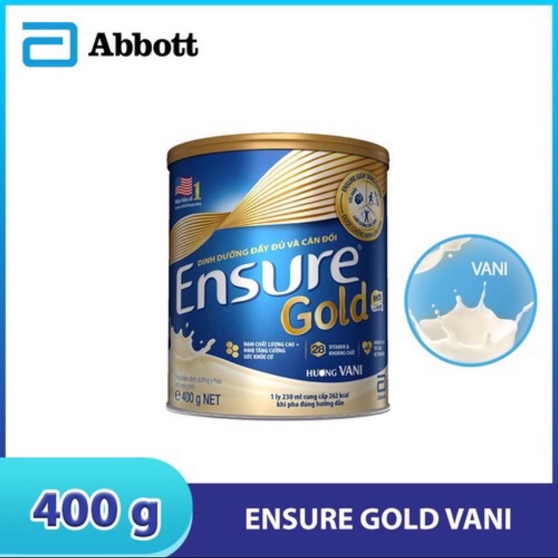 Sữa Bột Ensure Gold Hương Vani 400g