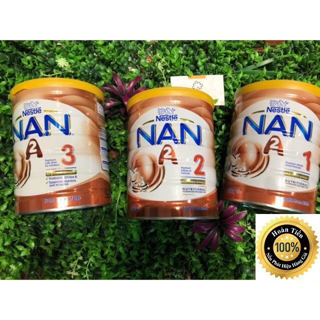 Sữa Nan A2 Úc 800g đủ số 1,2,3 (ĐẢM BẢO CHECK MÃ CHUẨN)