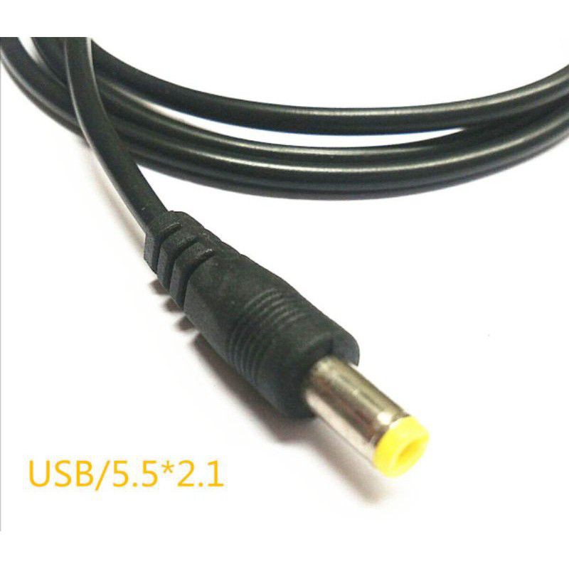 Dây USB cắm sạc pin cấp nguồn cho thiết bị chân DC 2.5x0.7 3.5x1.35 4.0x1.7 5.5x2.1