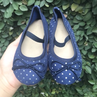 Giầy búp bê chấm bi xuất còn Sz 27 Sale