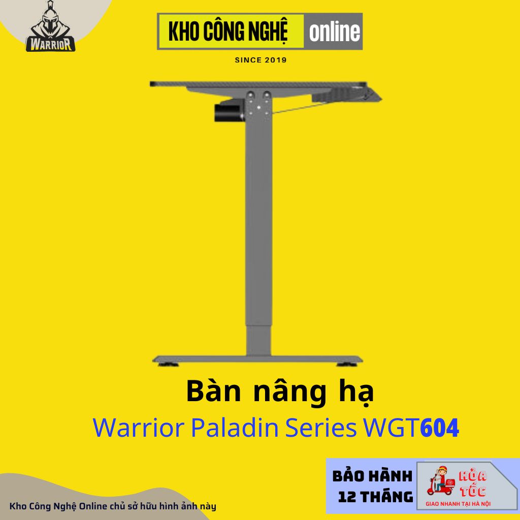 [Còn Hàng] Bàn nâng hạ điện WARRIOR Paladin Series WGT604 (Hàng chính hãng)