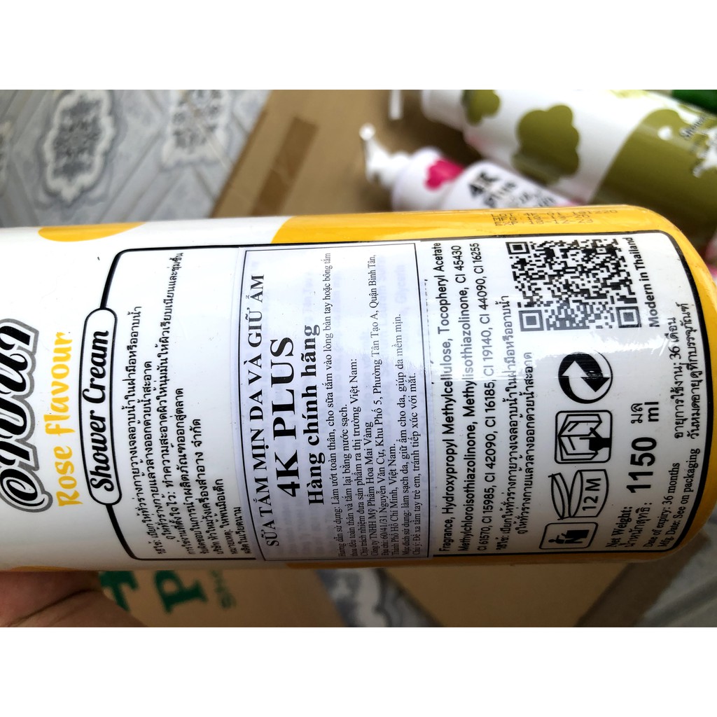 sữa tắm 4k plus chai lớn 1150ml hương thơm ngọt ngào ( 1 chai ) | BigBuy360 - bigbuy360.vn